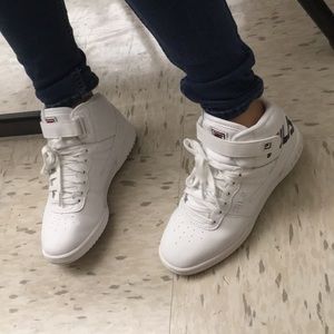 Fils White shoes (used once)